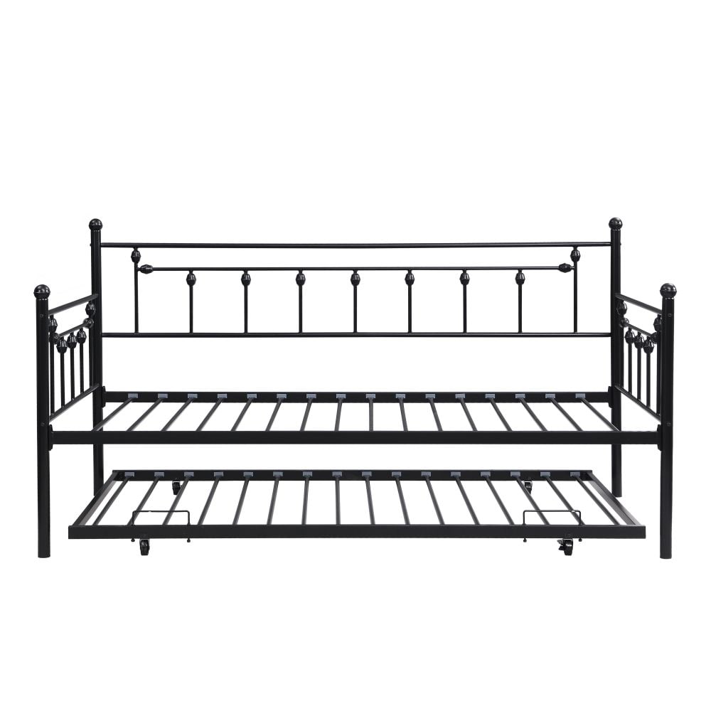 Daybed with trundle BLACK